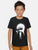 Black Printed Round Neck Cotton T-shirt - Ladore