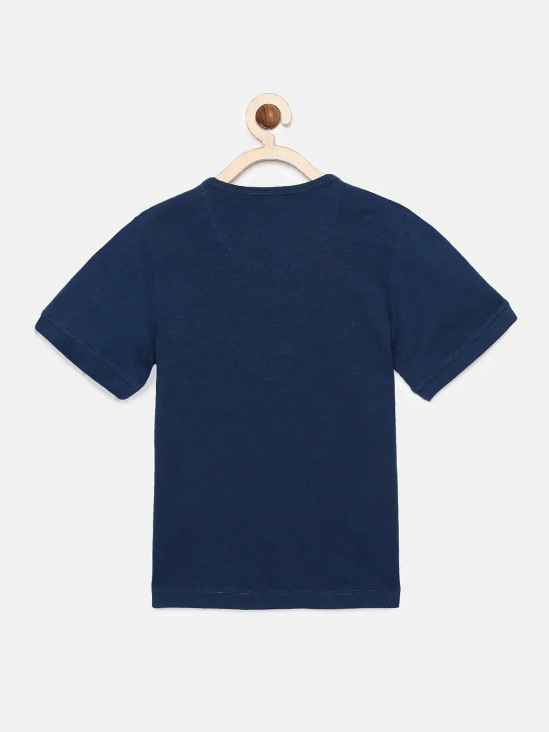 Blue Rock Music Printed Round Neck Cotton T-shirt - Ladore