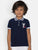 Boys Black Solid Polo Cotton T-shirt - Ladore