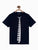 Boys Black Tie Printed Round Neck Cotton T-shirt - Ladore