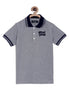 Boys Grey Cheer Polo Cotton T-shirt