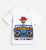 Boys White Half Sleeves Casual Round Neck Cotton Tshirt - Ladore