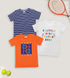 Ladore Kids Pure Cotton T-Shirt Combo Set (3 Pieces)