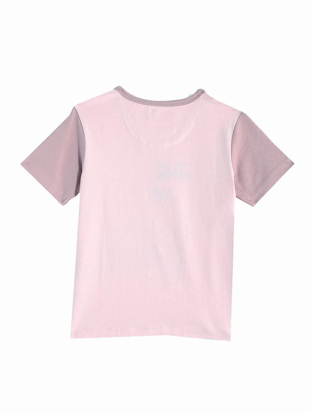 Dusty Pink Travel Camper Cotton Half Sleeves Tshirt - Ladore