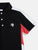 Kids Black Smart Party Wear Cotton Polo Tshirt - Ladore