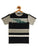 Kids Black and Grey Striped Half Sleeve Cotton T-shirt - Ladore