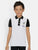 Kids Black and White Organic Cotton Polo T-shirt - Ladore