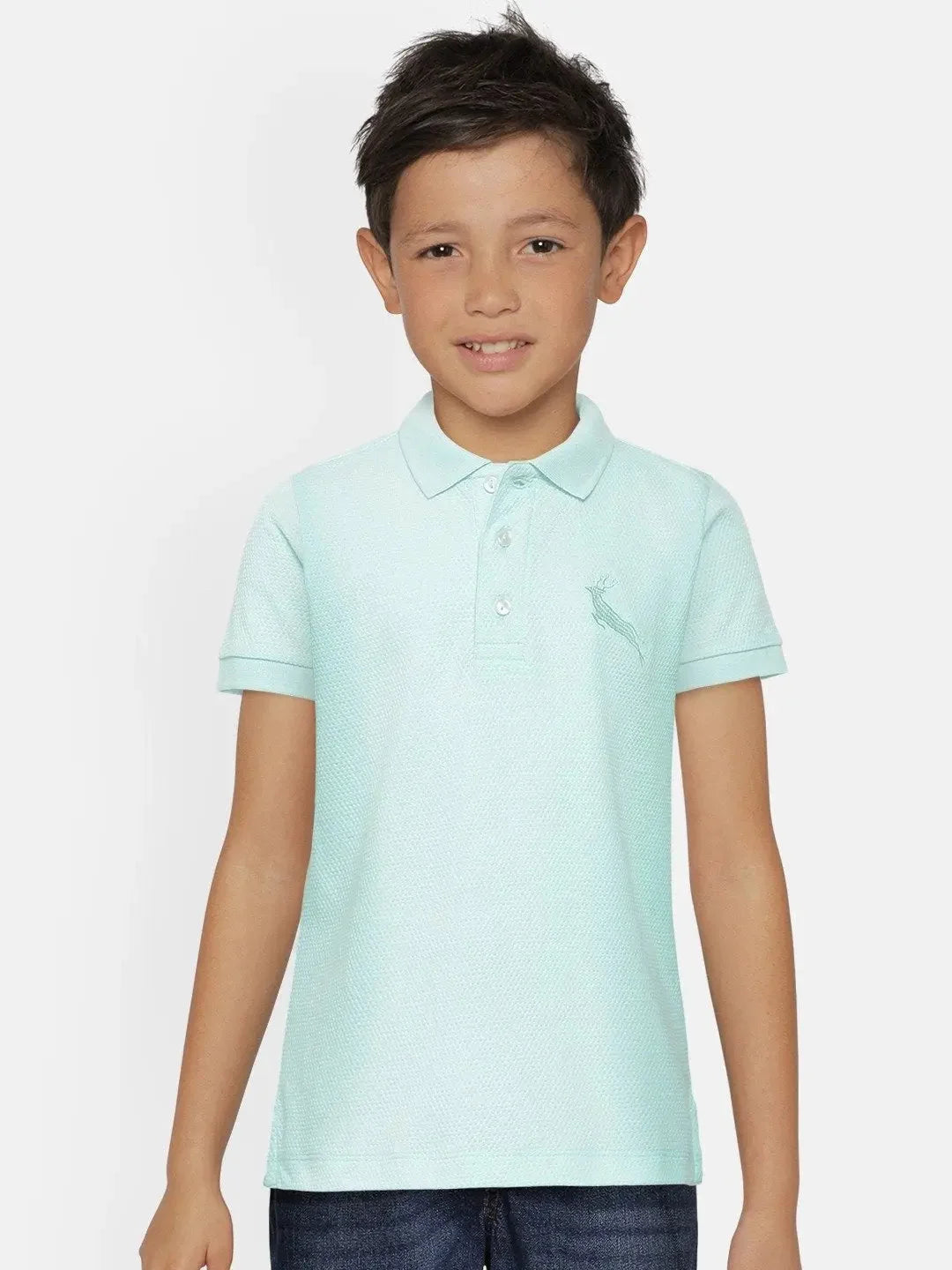 Kids Combo Pack of 3 100% Cotton Polo T-Shirts (Age 2-13 Years) - Ladore