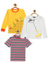 Kids Combo Pack of 3 Western Wear Unisex Tees