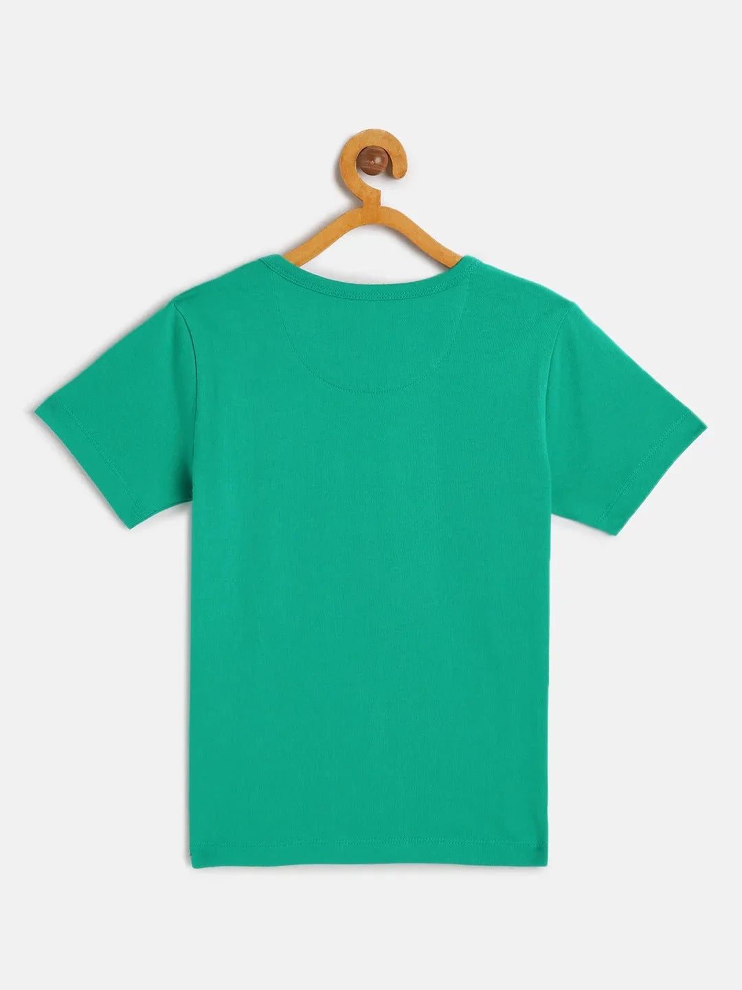 Kids Green Binocular Print Cotton T-shirt - Ladore