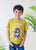 Kids Green Half Sleeves Organic Nature Cotton T-shirt - Ladore