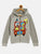 Kids Grey Animal Bus Quilted Cotton hooded Jacket - Ladore