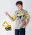 Kids Grey Car Printed Round Neck T-shirt - Ladore