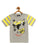 Kids Grey Car Printed Round Neck T-shirt - Ladore