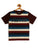 Kids Multicolour Striped Round Neck Cotton T-shirt - Ladore