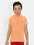 Kids Peach Half Sleeves Cotton Polo T-shirt - Ladore
