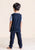 Kids Pure Cotton Light Blue Superhero Night Suit Set - Ladore