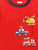 Kids Red Full Sleeves Vehicles Cotton T-shirt - Ladore