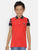 Kids Red Half Sleeves Cotton Polo T-shirt - Ladore