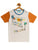 Kids White Balloon Printed Round Neck T-shirt - Ladore