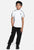 Kids White Smart Party Wear Cotton Polo Tshirt - Ladore