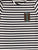 Kids White and Blue Striped Round Neck Organic Cotton T-shirt - Ladore