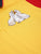 Kids Yellow Embroidery Mercerised Cotton Polo T-shirt - Ladore