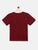 Maroon Cool Printed Round Neck Cotton T-shirt - Ladore