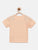 Peach Music Printed Round Neck Cotton T-shirt - Ladore