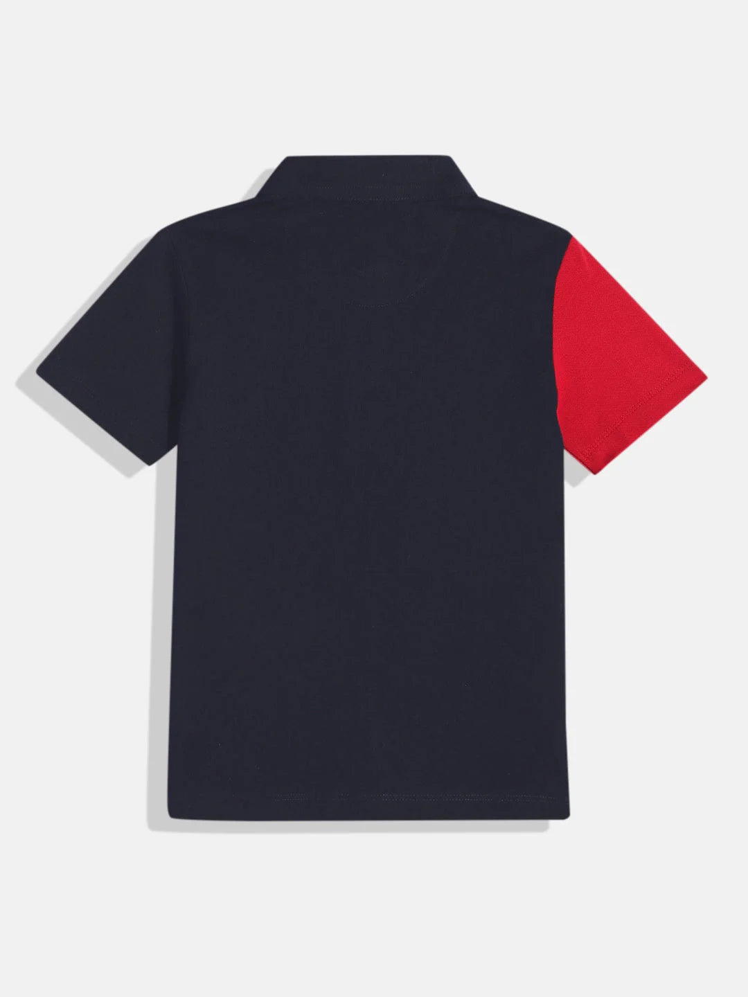 Red and Black 100% Cotton Mercerised Polo Tshirt - Ladore