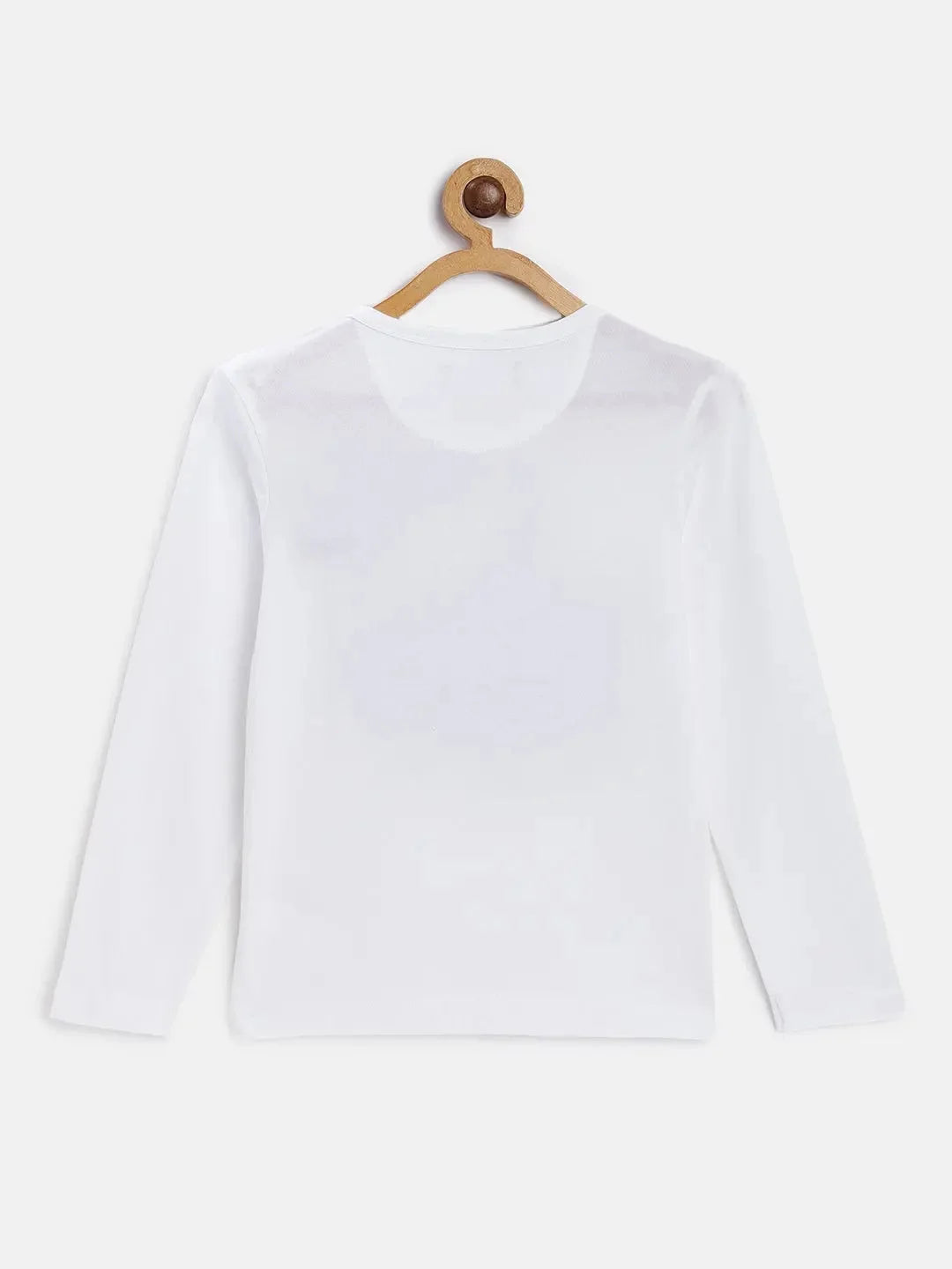 White Submarine Printed Round Neck Cotton T-shirt - Ladore