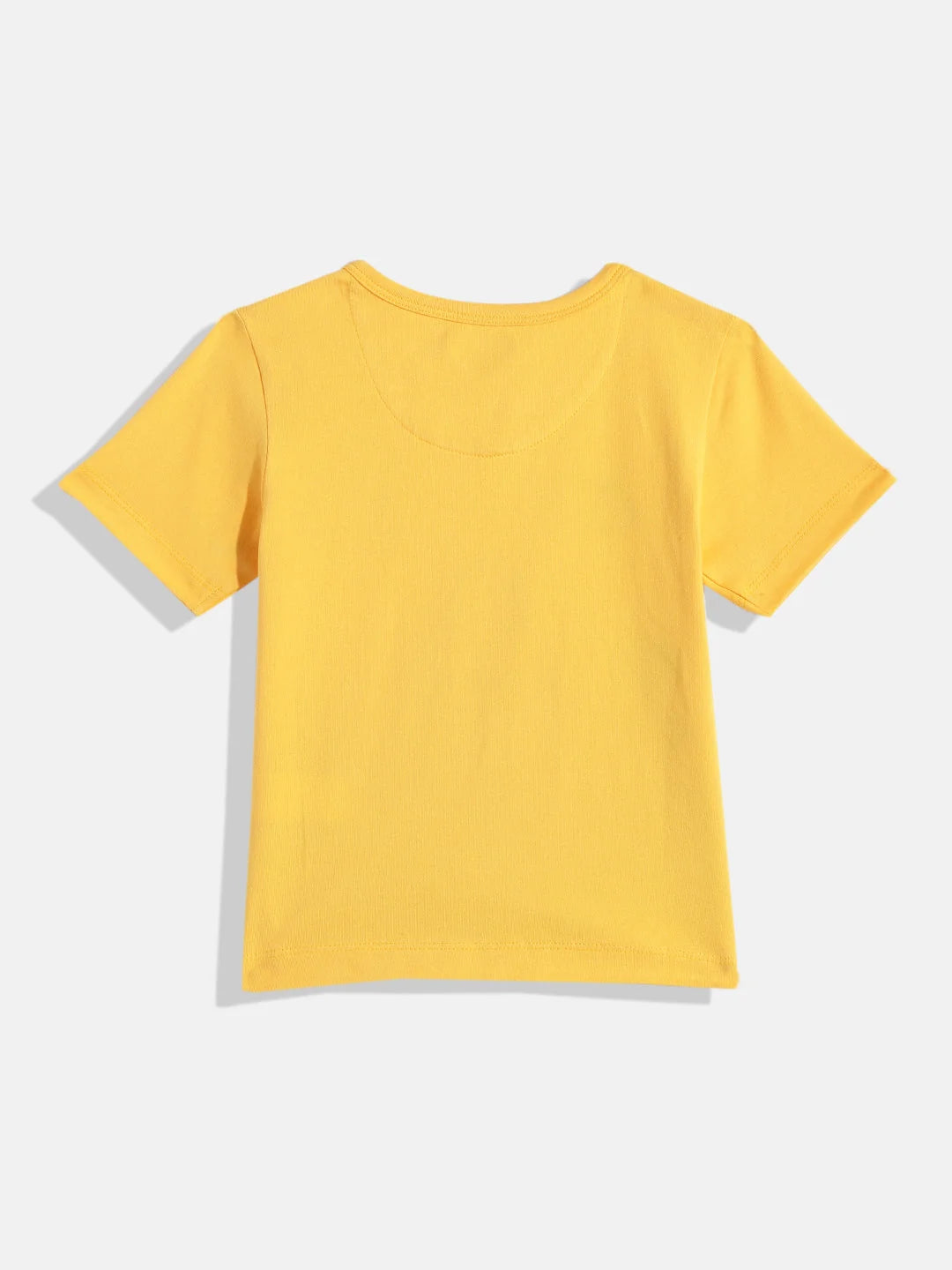 Yellow Nature Camping Cotton Half Sleeves Tshirt - Ladore