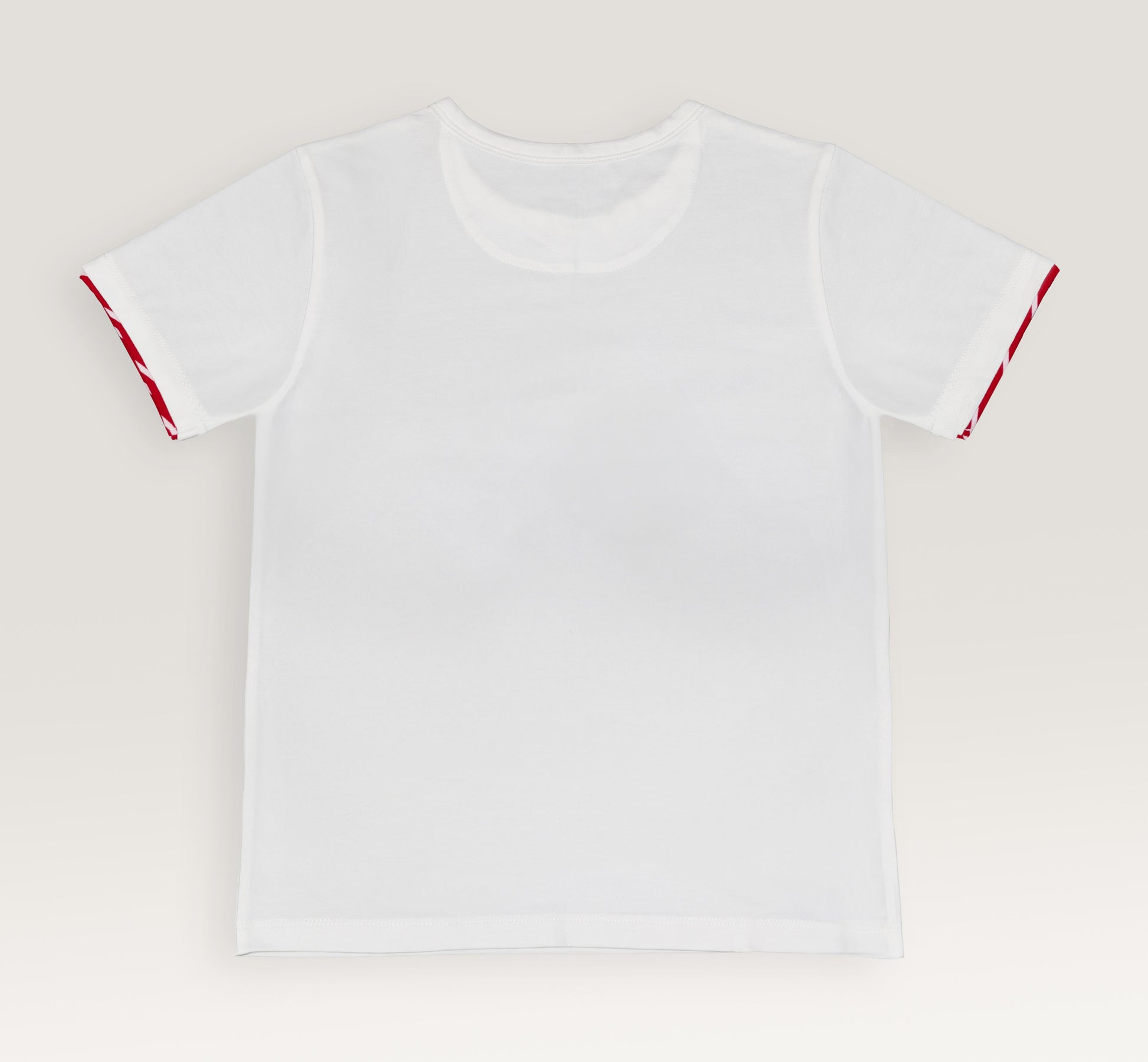 Ladore White Cycling Pure Cotton Half Sleeves Tshirt LADORE