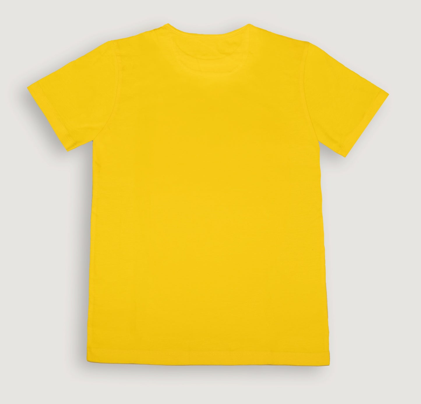 Ladore Yellow Pure Cotton Half Sleeves Tshirt LADORE